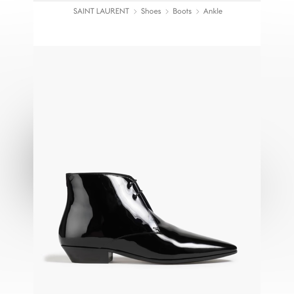 Saint Laurent Jonas 25 Lace Up Brogues